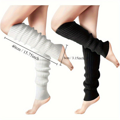 Winter Leg Warmers – Stylish & Stretchy Streetwear Casual Leg Sleeves, Cozy Boot Cuffs for Everyday Wear