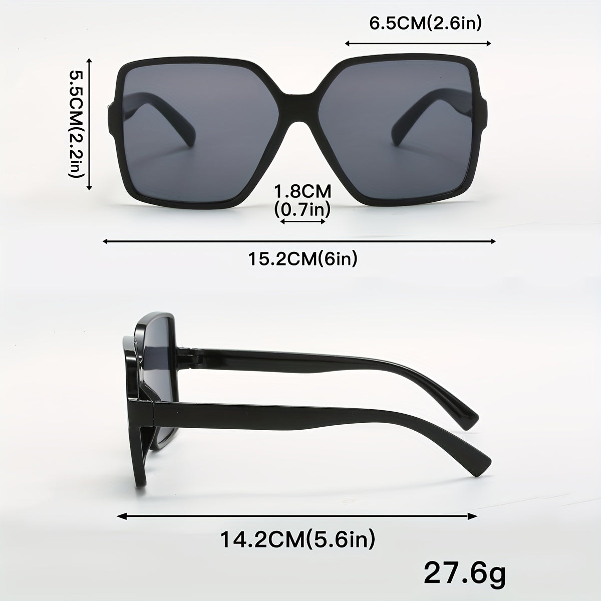 Oversized Anti-Glare Sunglasses