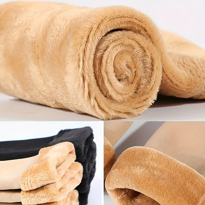 1/5/10 Pairs Thermal Warm Socks - Solid Color Comfortable Elastic Winter Snow Socks